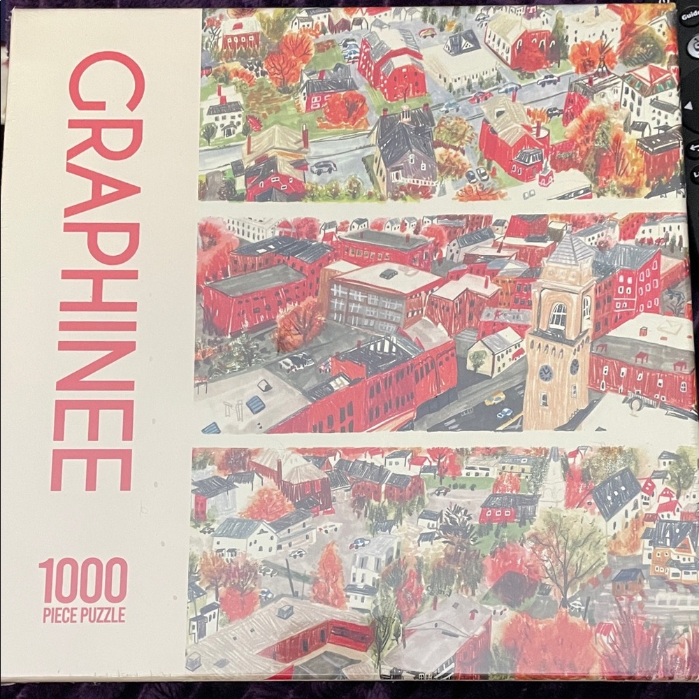 Graphite 1000-Piece Puzzle - small town scenery New unopened